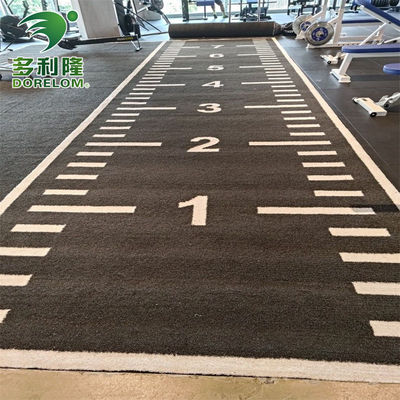 شماره های نشان داده شده Dorelom PE Gym فرش چمن مصنوعی برای تمرینات تناسب اندام و مسیر اسنید