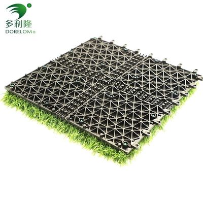 کاشی چمن مصنوعی دوگانه PP NET PU برای محیط زیست دوستانه و پایدار