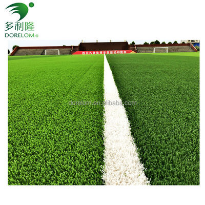 ارتفاع توده 40-60mm و 10500 بخیه / m2 فوتبال چمن مصنوعی برای فوتبال