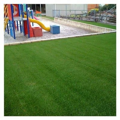 ارتفاع 25 میلی متری 3/8 اینچ اندازه چمن مصنوعی چمن مناسب برای زمین بازی کودکان