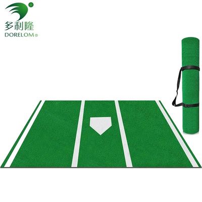 PE Monofilament PP Curly Fiber Batting Mat مقررات اندازه چمن برای فضای باز داخلی