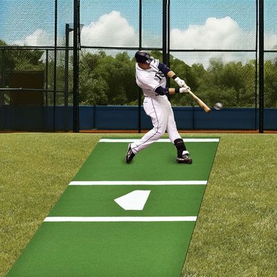 PE Monofilament PP Curly Fiber Batting Mat مقررات اندازه چمن برای فضای باز داخلی