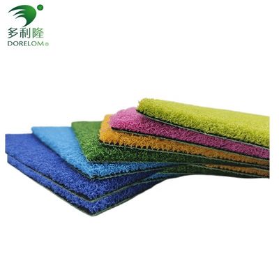 10-15mm ارتفاع انبار سبز چمن مصنوعی برای کف ورزشگاه تناسب اندام از تولید کنندگان