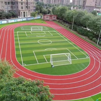 UV استیبل شده PE 50mm ارتفاع پنج طرفه فوتبال فوتبال چمن شکل S C