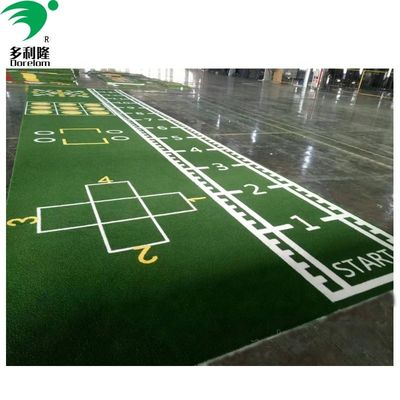 4m * 25m آبی سبز سیاه قرمز مقاوم در برابر اشعه UV کف ورزشگاه چمن مصنوعی چمن برای باربل اسلیدی