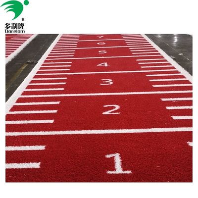 4m * 25m آبی سبز سیاه قرمز مقاوم در برابر اشعه UV کف ورزشگاه چمن مصنوعی چمن برای باربل اسلیدی