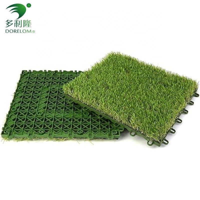 طراحی متقابل چمن مصنوعی تجاری 3/8 اینچ اندازه گیری DIY پالتو چمن چمن