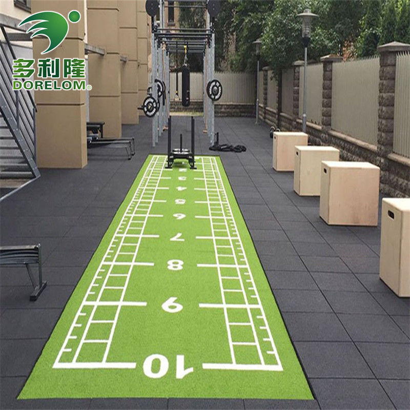 شماره های نشان داده شده Dorelom PE Gym فرش چمن مصنوعی برای تمرینات تناسب اندام و مسیر اسنید