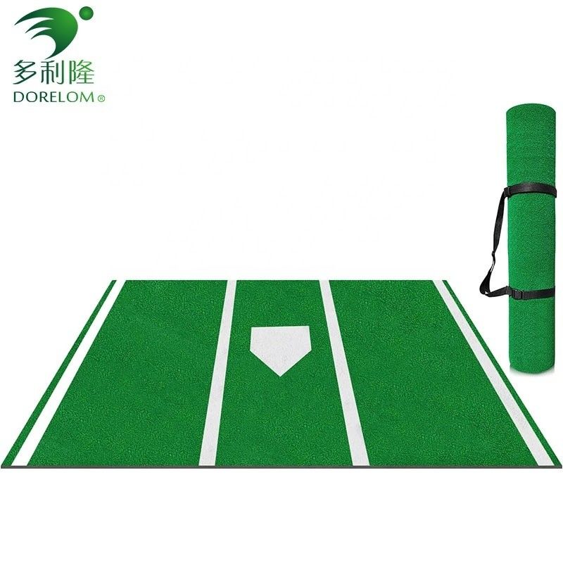 PE Monofilament PP Curly Fiber Batting Mat مقررات اندازه چمن برای فضای باز داخلی